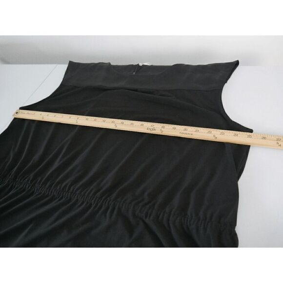 Calvin Klein Women's Plus Size Black Drawstring-Waist Sleeveless Top 2X - Picture 4 of 9